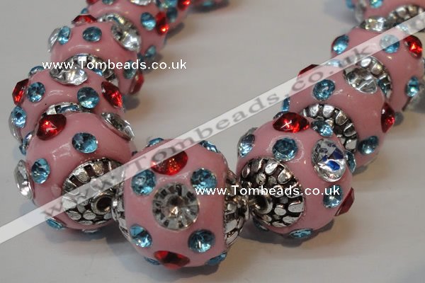 CIB106 17mm round fashion Indonesia jewelry beads wholesale