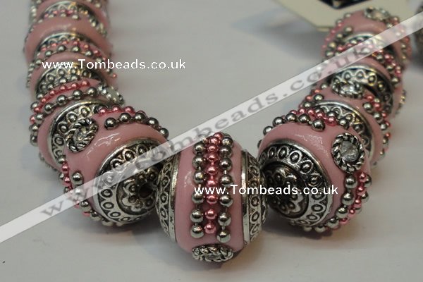CIB111 18mm round fashion Indonesia jewelry beads wholesale