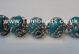 CIB122 19mm round fashion Indonesia jewelry beads wholesale