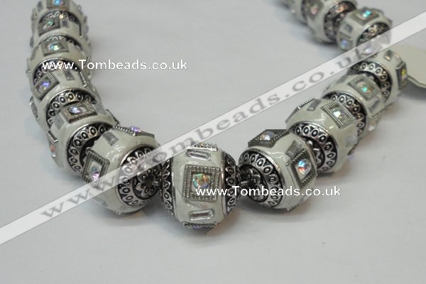 CIB130 18mm round fashion Indonesia jewelry beads wholesale