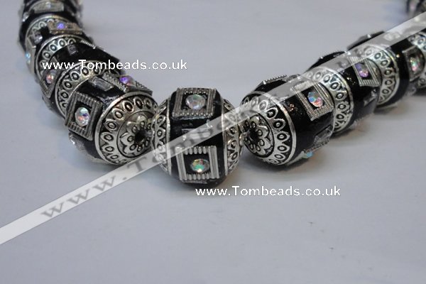 CIB131 18mm round fashion Indonesia jewelry beads wholesale