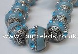 CIB170 19mm round fashion Indonesia jewelry beads wholesale