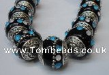 CIB172 19mm round fashion Indonesia jewelry beads wholesale