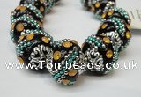 CIB180 18mm round fashion Indonesia jewelry beads wholesale