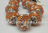 CIB184 18mm round fashion Indonesia jewelry beads wholesale