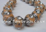 CIB191 19mm round fashion Indonesia jewelry beads wholesale