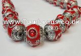 CIB193 19mm round fashion Indonesia jewelry beads wholesale