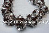 CIB194 19mm round fashion Indonesia jewelry beads wholesale