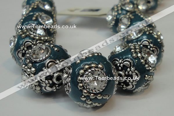 CIB201 19mm round fashion Indonesia jewelry beads wholesale