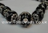 CIB213 17mm round fashion Indonesia jewelry beads wholesale