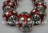 CIB221 18mm round fashion Indonesia jewelry beads wholesale