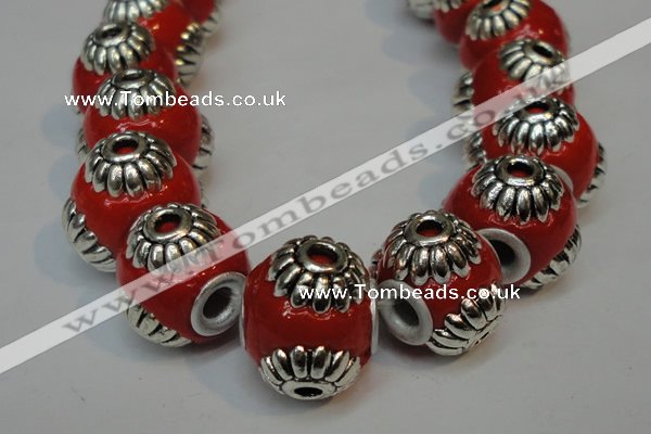 CIB234 14mm round fashion Indonesia jewelry beads wholesale