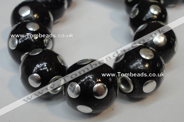 CIB242 18mm round fashion Indonesia jewelry beads wholesale