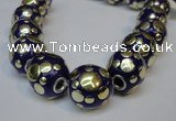 CIB247 18mm round fashion Indonesia jewelry beads wholesale