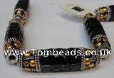 CIB27 17*60mm rice fashion Indonesia jewelry beads wholesale