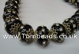 CIB276 14*16mm rondelle fashion Indonesia jewelry beads wholesale