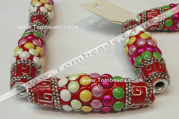 CIB29 17*60mm rice fashion Indonesia jewelry beads wholesale