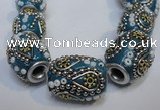 CIB301 15*20mm drum fashion Indonesia jewelry beads wholesale