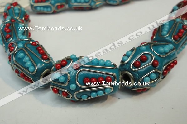 CIB311 17*26mm drum fashion Indonesia jewelry beads wholesale