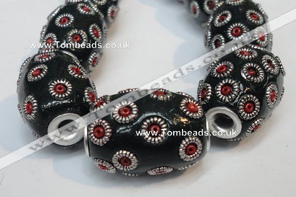 CIB328 16*21mm drum fashion Indonesia jewelry beads wholesale