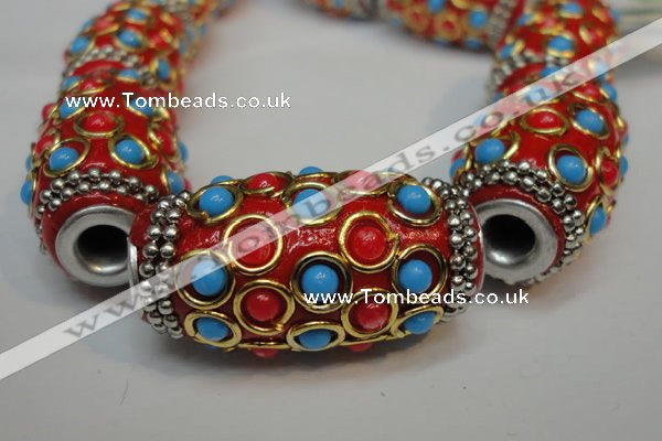 CIB336 17*33mm drum fashion Indonesia jewelry beads wholesale