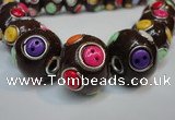 CIB351 20mm round fashion Indonesia jewelry beads wholesale