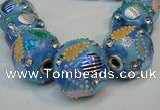 CIB360 23mm round fashion Indonesia jewelry beads wholesale