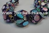 CIB362 23mm round fashion Indonesia jewelry beads wholesale