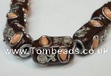 CIB369 15*25mm drum fashion Indonesia jewelry beads wholesale