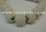 CIB390 15mm round fashion Indonesia jewelry beads wholesale