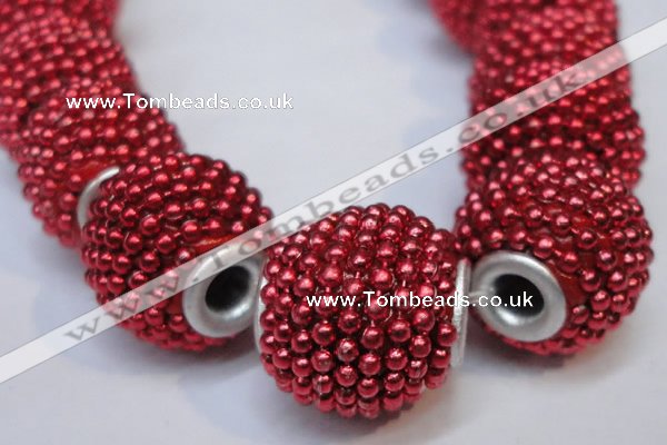 CIB391 15mm round fashion Indonesia jewelry beads wholesale