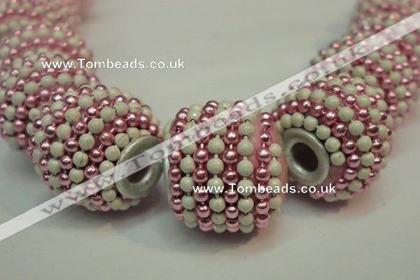 CIB393 15mm round fashion Indonesia jewelry beads wholesale