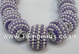 CIB394 15mm round fashion Indonesia jewelry beads wholesale