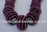 CIB395 15mm round fashion Indonesia jewelry beads wholesale