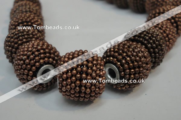 CIB402 17mm round fashion Indonesia jewelry beads wholesale