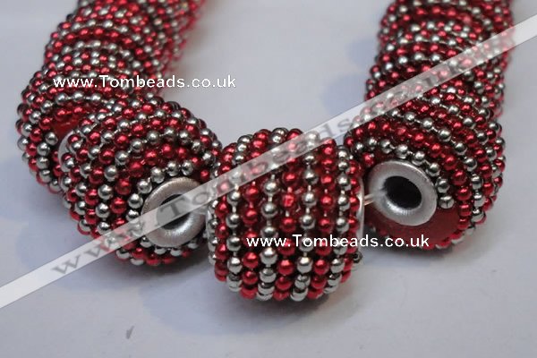 CIB403 17mm round fashion Indonesia jewelry beads wholesale