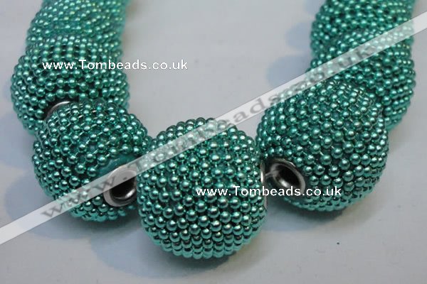 CIB414 20mm round fashion Indonesia jewelry beads wholesale