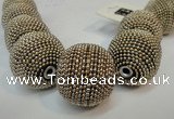 CIB418 30mm round fashion Indonesia jewelry beads wholesale