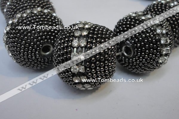 CIB426 25mm round fashion Indonesia jewelry beads wholesale