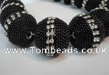 CIB427 25mm round fashion Indonesia jewelry beads wholesale