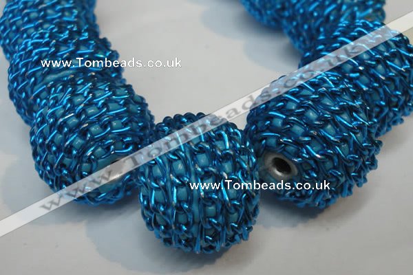 CIB451 24mm round fashion Indonesia jewelry beads wholesale