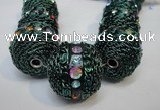 CIB461 25mm round fashion Indonesia jewelry beads wholesale