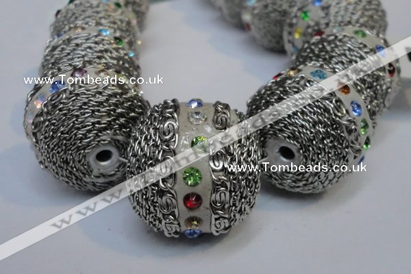 CIB465 25mm round fashion Indonesia jewelry beads wholesale