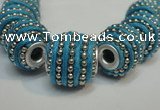 CIB473 14*14mm drum fashion Indonesia jewelry beads wholesale