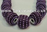 CIB474 14*14mm drum fashion Indonesia jewelry beads wholesale