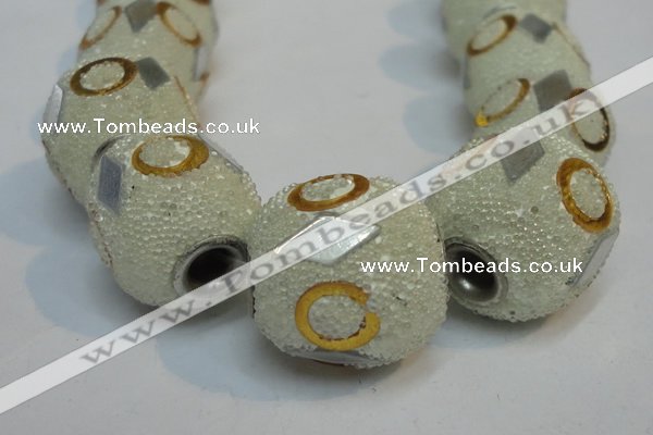 CIB480 15*16mm drum fashion Indonesia jewelry beads wholesale