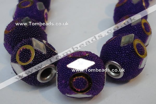 CIB482 15*16mm drum fashion Indonesia jewelry beads wholesale