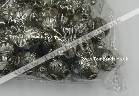 CIB515 22mm round fashion Indonesia jewelry beads wholesale