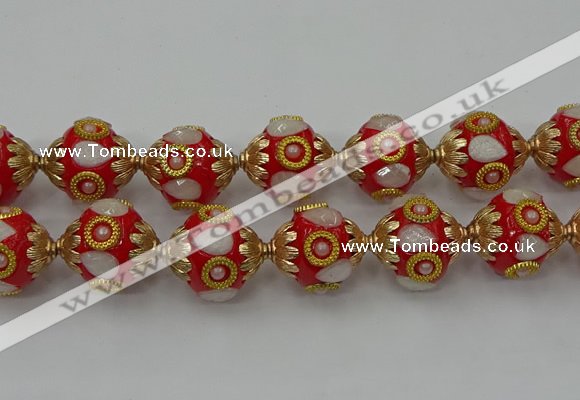 CIB547 22mm round fashion Indonesia jewelry beads wholesale