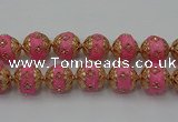 CIB548 22mm round fashion Indonesia jewelry beads wholesale